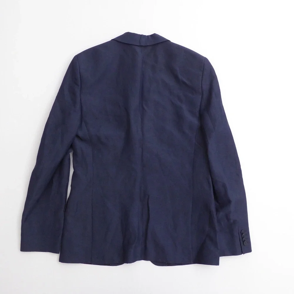 NEW Ted Baker Mens Lancej Slim Fit Organic Fibre Jacket Navy Blue Size 2 / 36R